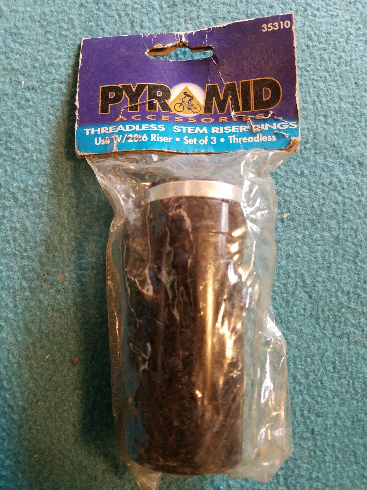 Pyramid Threadless Stem Riser Rings Use w/28.6 Riser Set Of 3 NOS Vintage