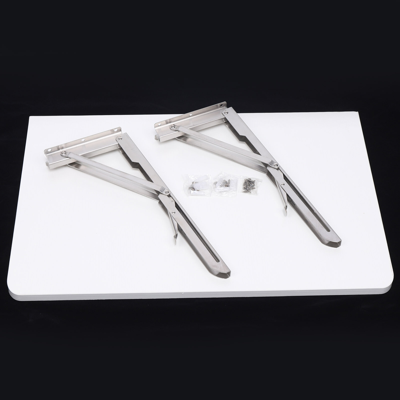 Wall Mounted Table Folding 60x40cm Floating Laptop Desk Fold-Down Work