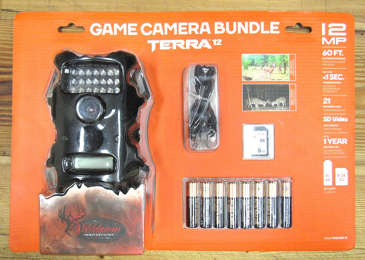 NEW Terra 12 MP HD Infared Digital Game Camera (SD Card & Batterys)