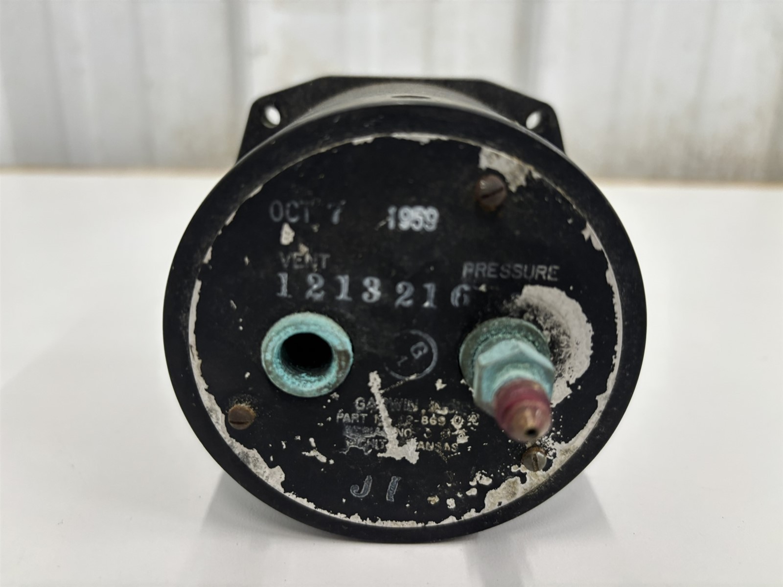 1960 Cessna 210 A Garwin Fuel Pressure Gauge 22-869-02