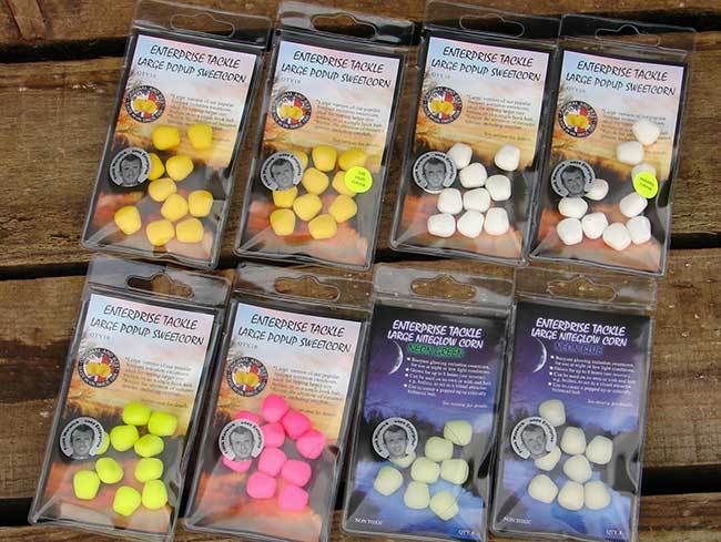 Enterprise Tackle Corn - Sinking & Pop Up - All Types / Flavours