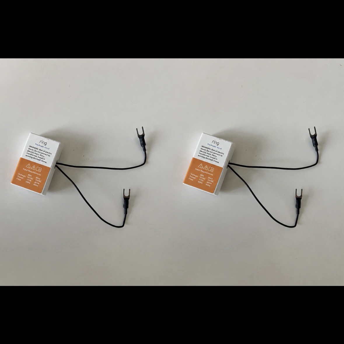 Ring Pro Power Kit V3 (2 units)- New & Unused – $9.95 per 2 units