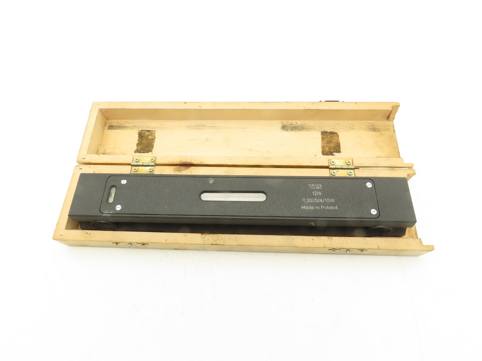 VIS 12" Precision Machinist Surface Level V-Block .0005"/10" Cast Iron