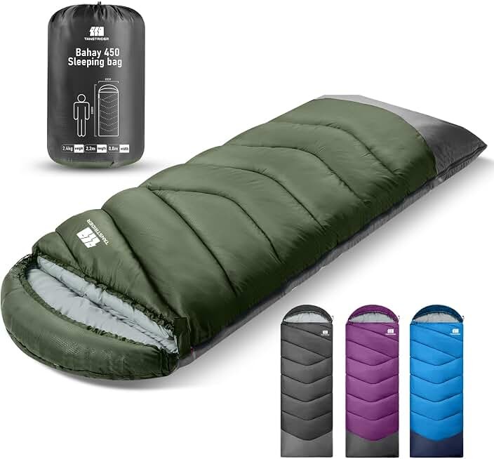 Sleeping Bags for Adults Teens, 4 Season Camping Sleeping Bag