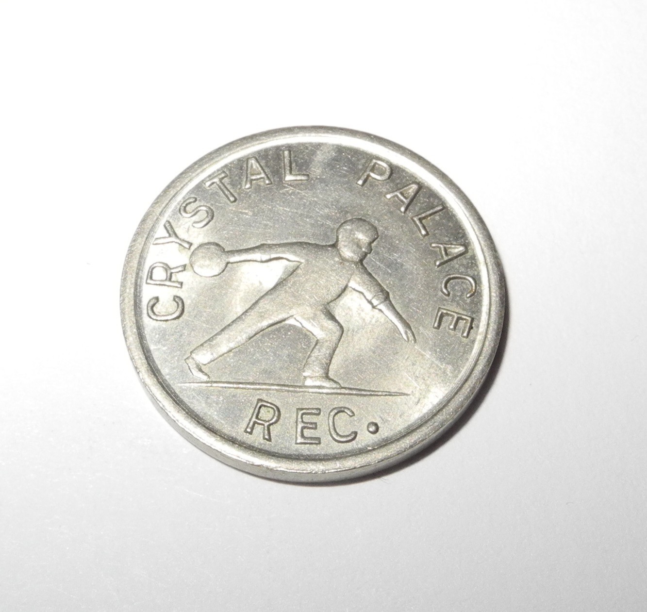 Crystal Palace Rec 5¢ Trade Token Pine City, MN Minnesota Bowling Recreation