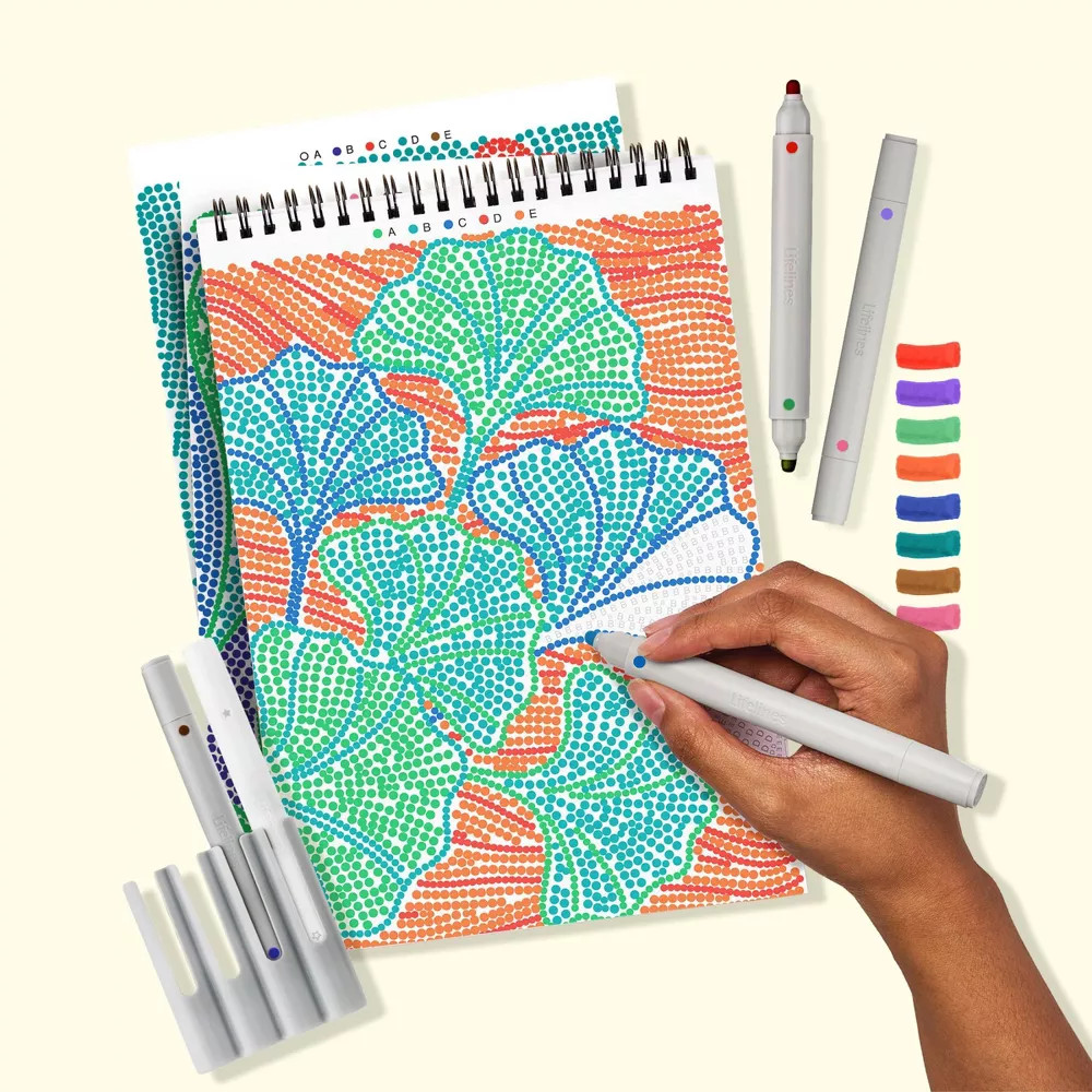 Lifelines Flow art Pogo-dot Botanicals