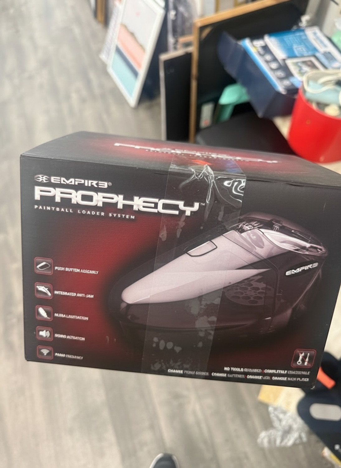 Empire Prophecy Electronic Paintball Loader Hopper System Black In Box