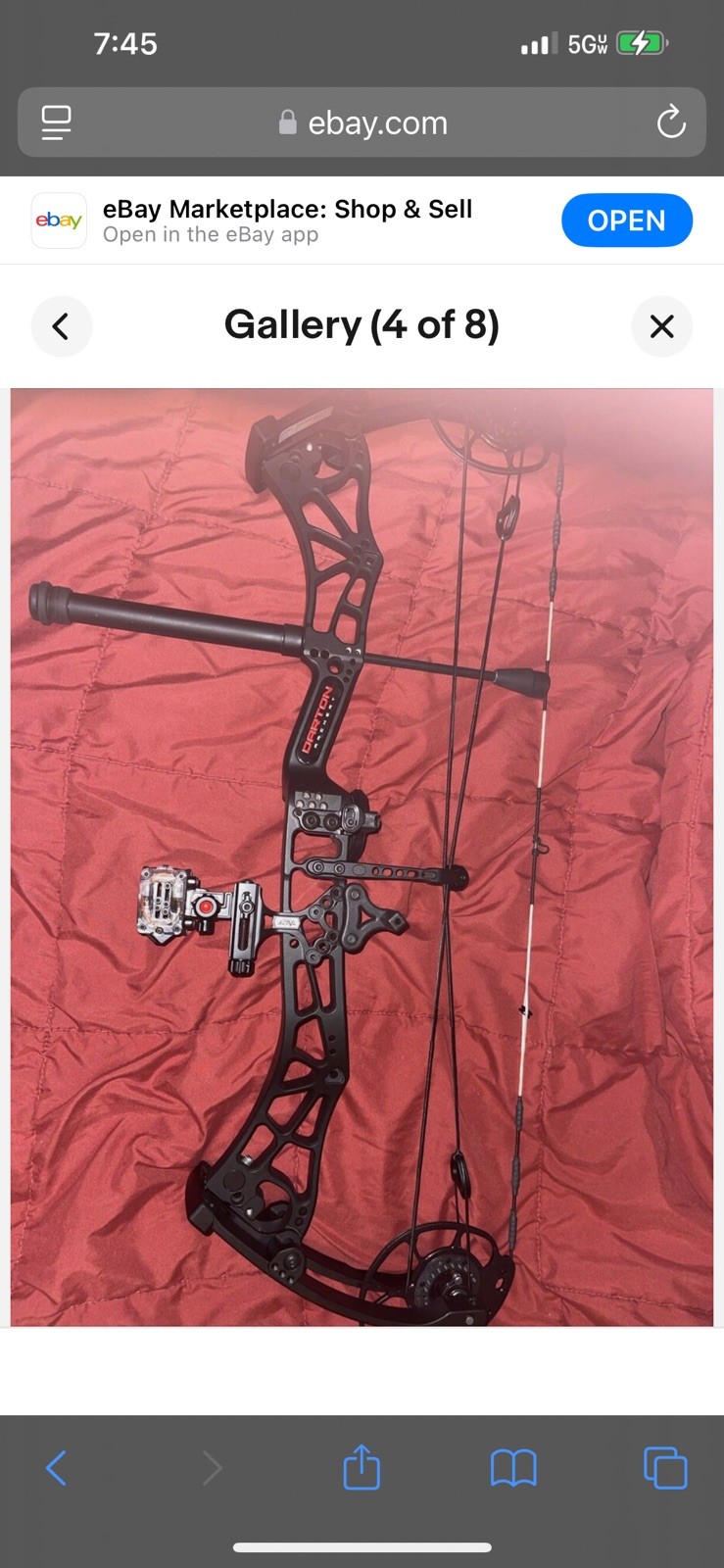 Darton Consequence 2024 Right-Handed Compound Bow Black