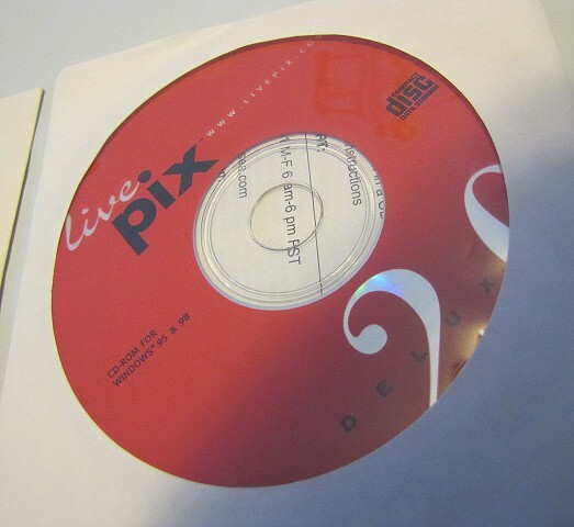 Live Pix Vintage CD Rom Windows 95 & 98 Software