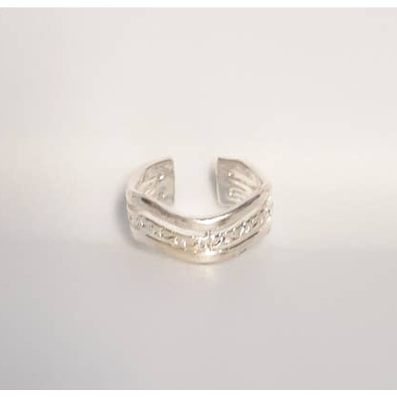 New Toe or Finger Open Size Ring Sterling Silver Plated Womens Beach Jewelry