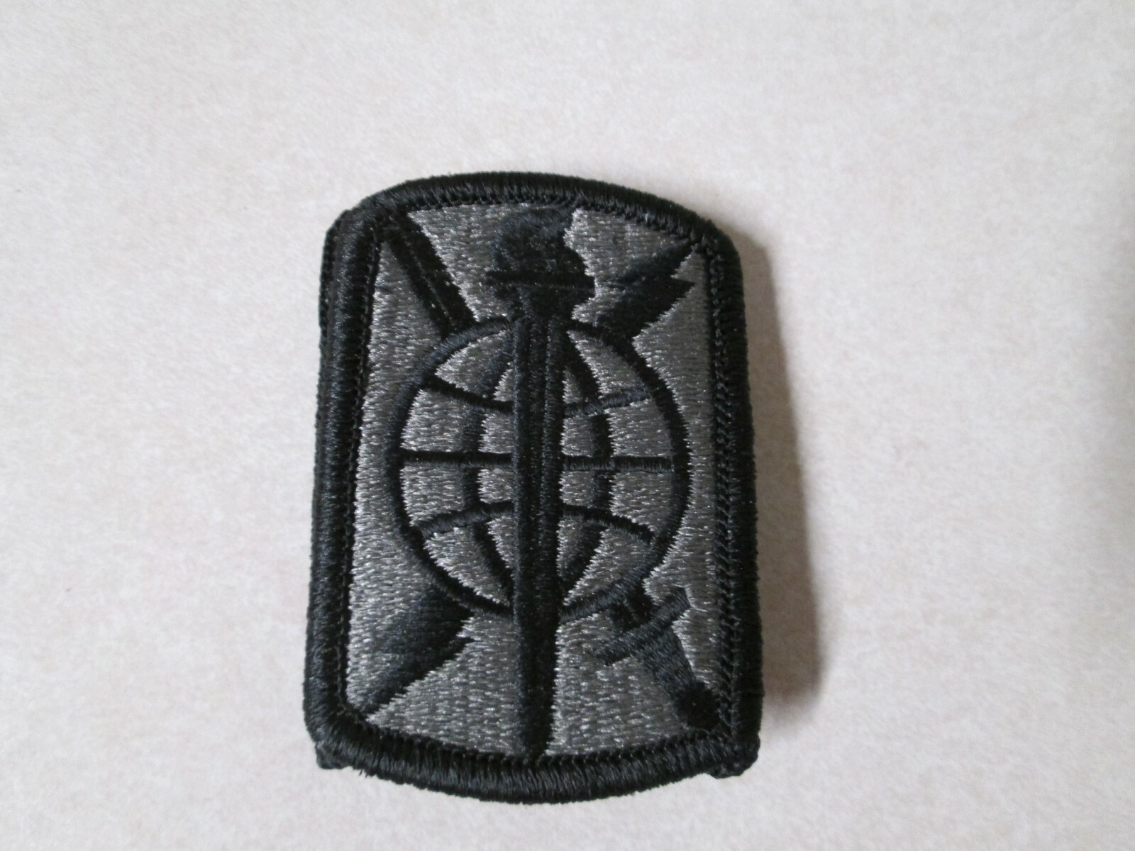 MILITARY PATCH US ARMY HOOK LOOP BACK FOR ACU UNIFORM 500TH MILITARY INTELLIGENC