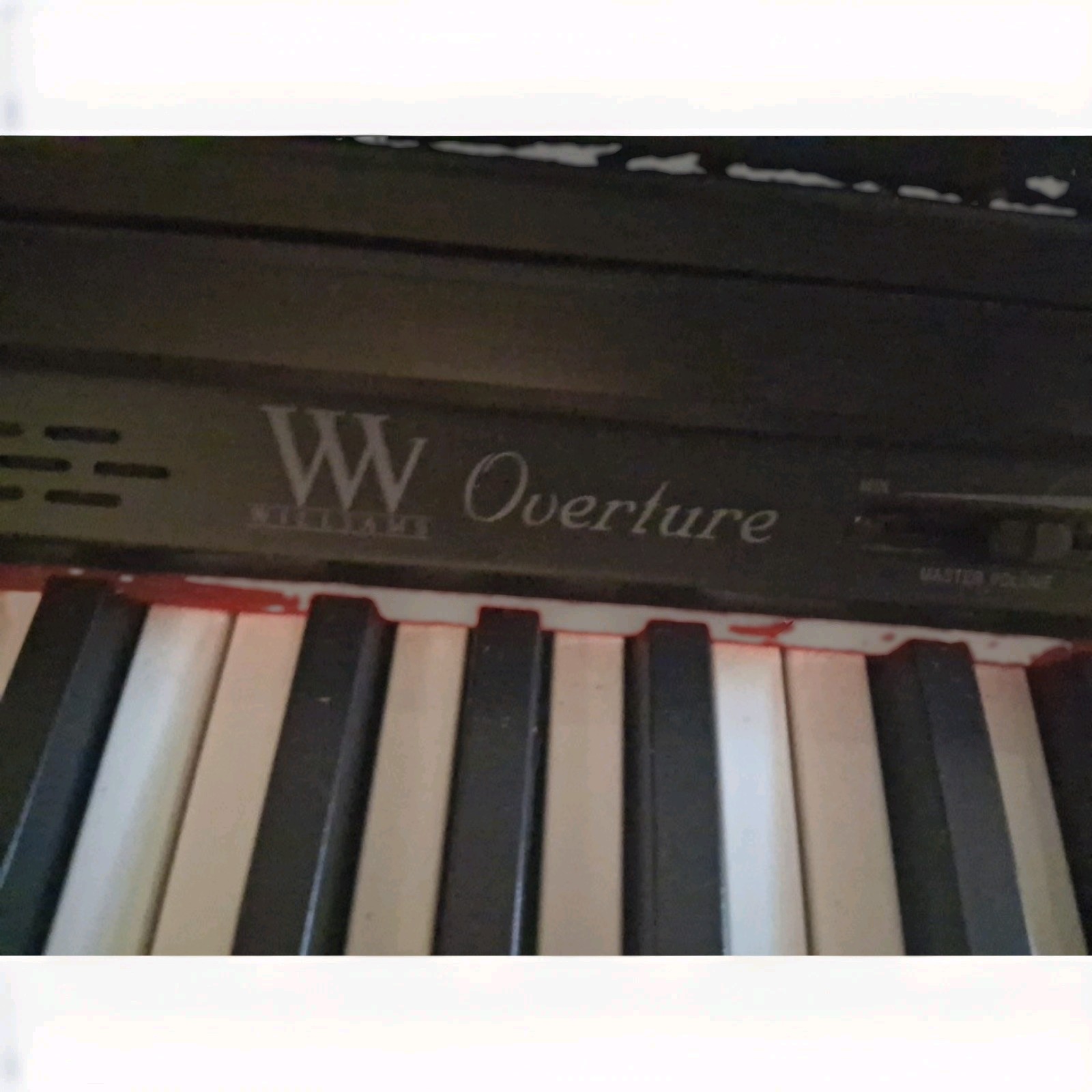 Williams Overture 88-Key Weighted Digital Home Piano Black Stand 3 Pedals