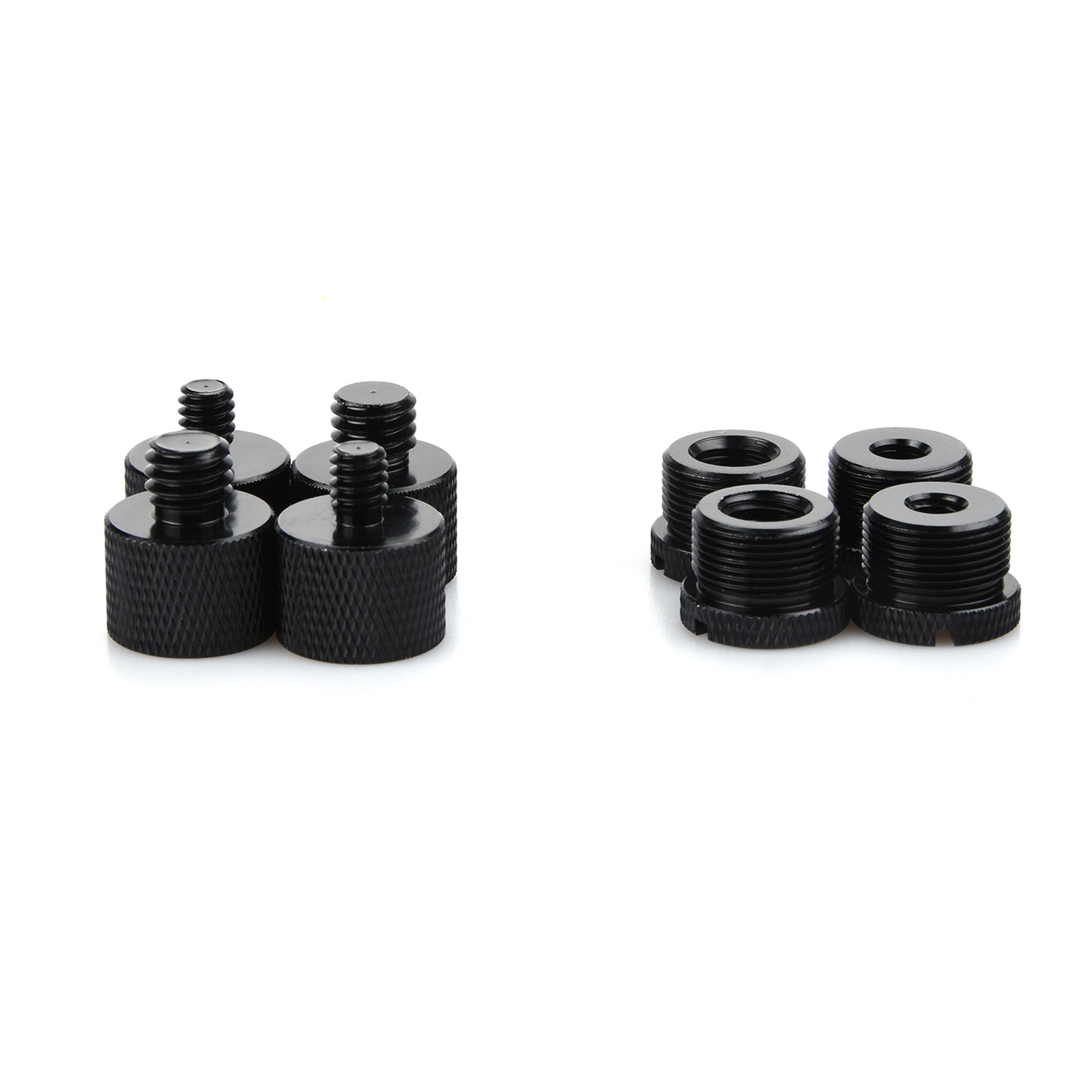 5/8 Female To 3/8 Male,1/4 Female To 5/8 Male Mic Thread Screw Adapter Kits 8*