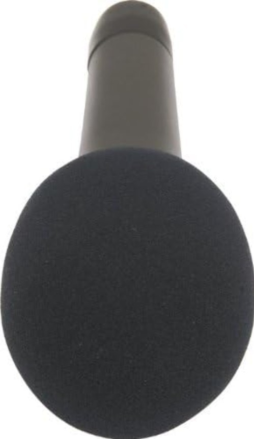 Versatile Red Foam Pop Filter for Handheld Mics - Optimal Sound & Hygiene