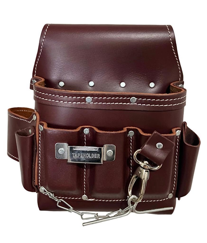 6 Pocket Leather Electrician Tool Pouch