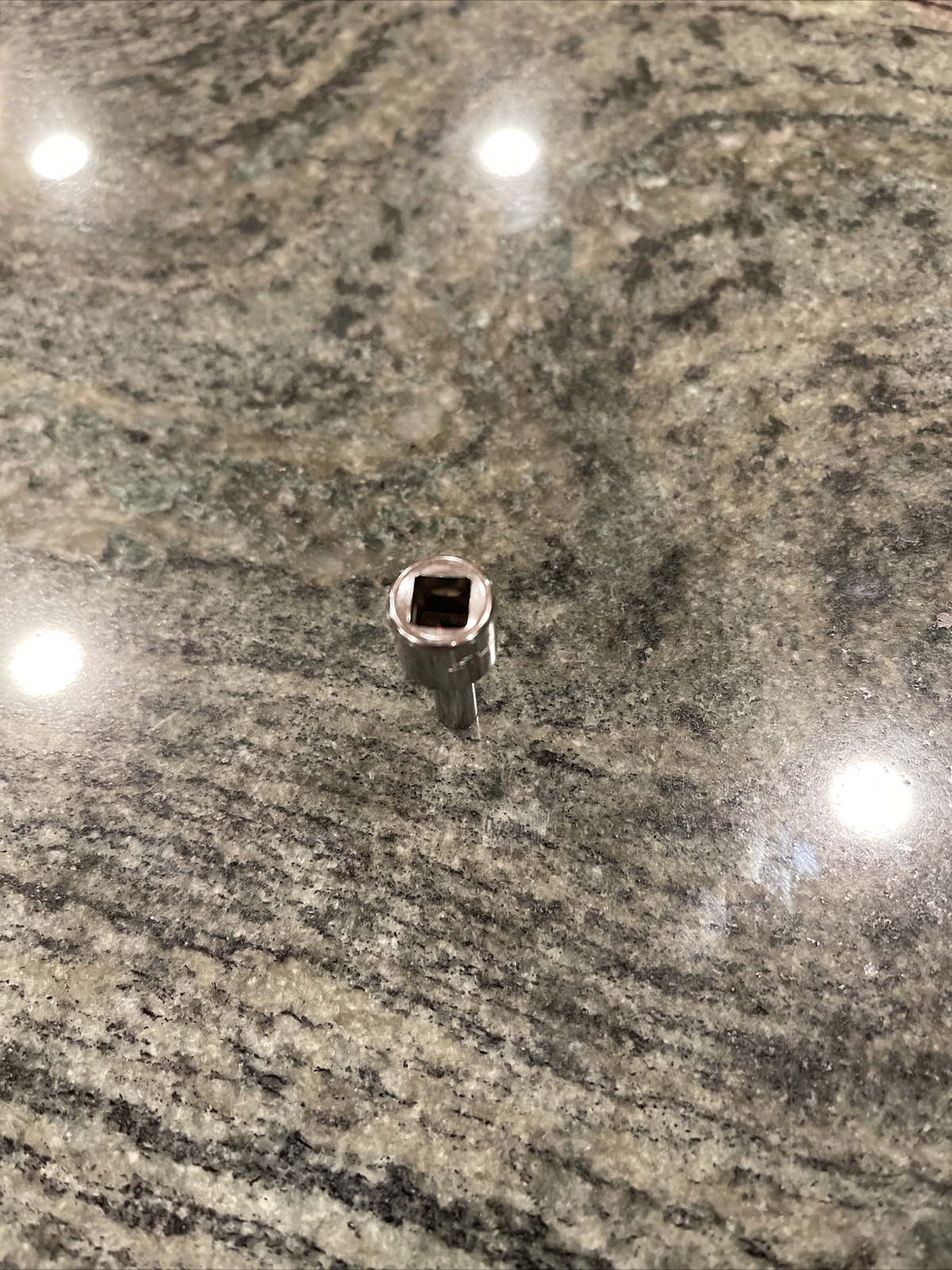 Snap On tms04 1/8" 1/4" drive 6 point semi deep chrome socket