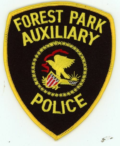 ILLINOIS IL FOREST PARK  POLICE AUXILIARY NICE SHOULDER PATCH SHERIFF