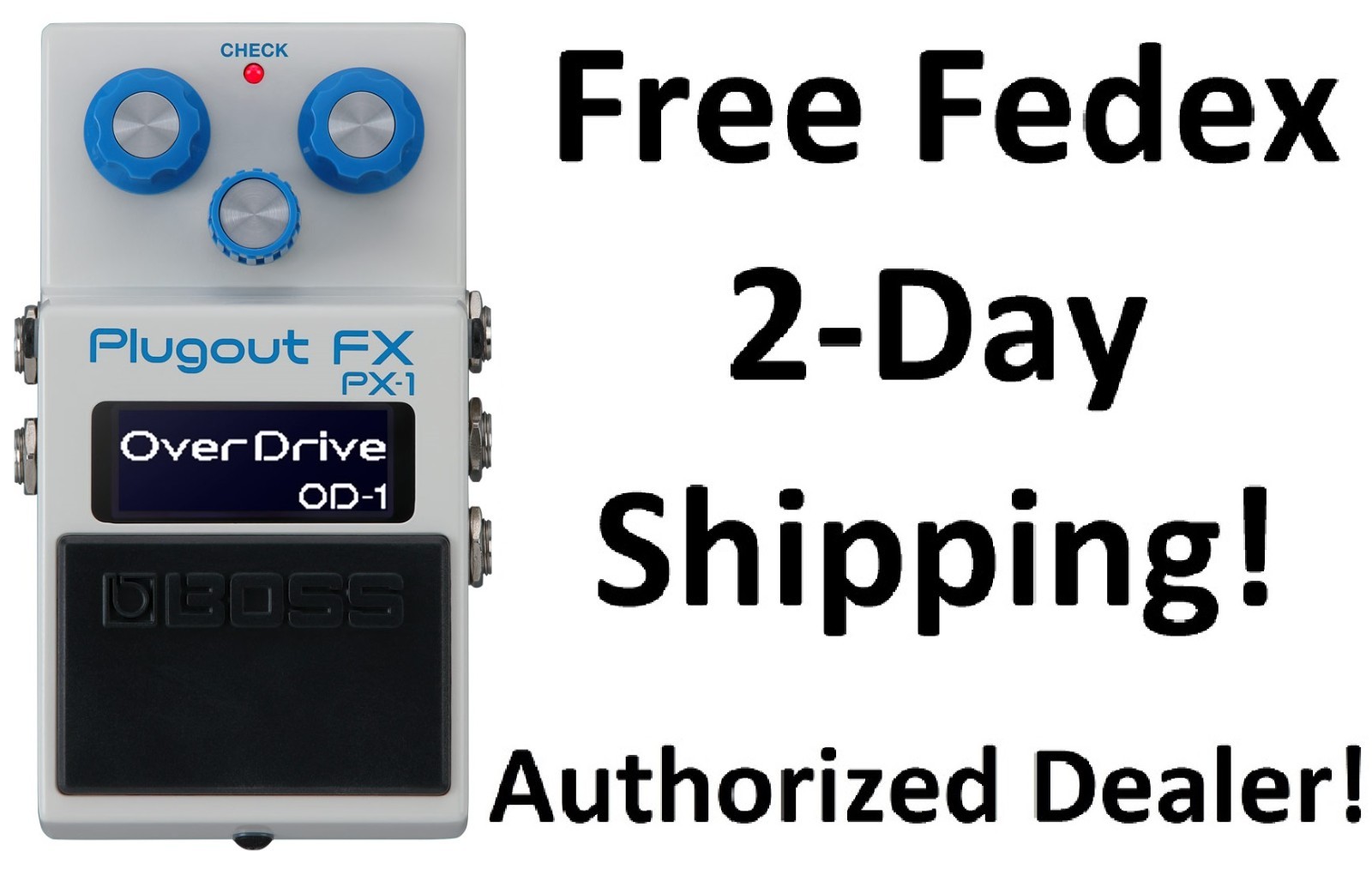 New Boss PX-1 Plugout FX Multi Effects Guitar Pedal
