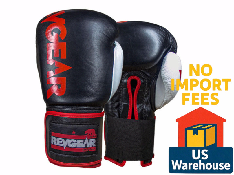 Revgear Sentinel S3 Pro Softech Leather Gel Boxing Gloves Anti-Shock Padding