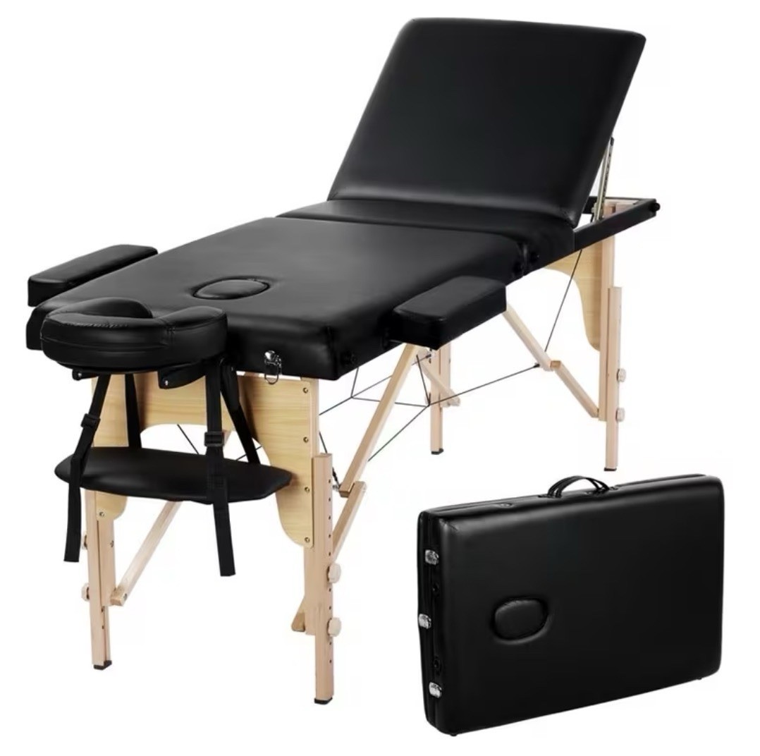 ADJUSTABLE FOLDING MASSAGE BED PORTABLE MASSAGE BED