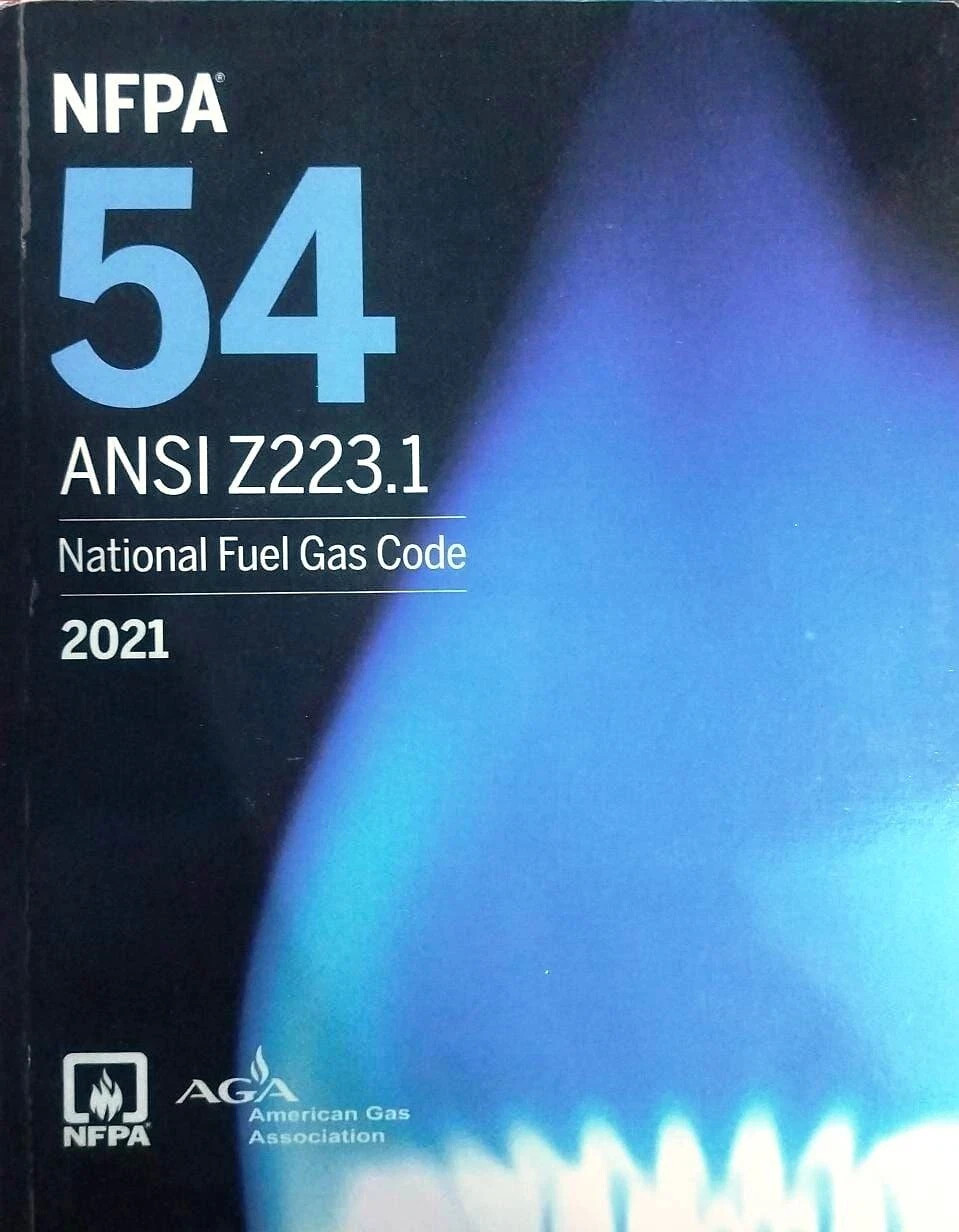 New NFPA 54 ANSI Z223.1 National Fuel Gas Code 2021 Paperback Free Shipping