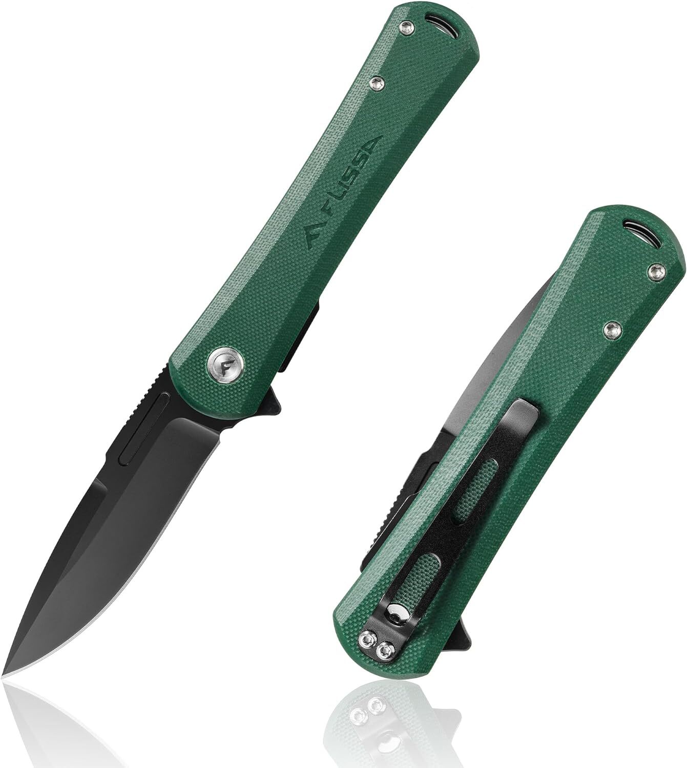 Folding Pocket Knife D2 Steel Blade 4.5" G10 Handle Knife Liner lock Pocket Clip