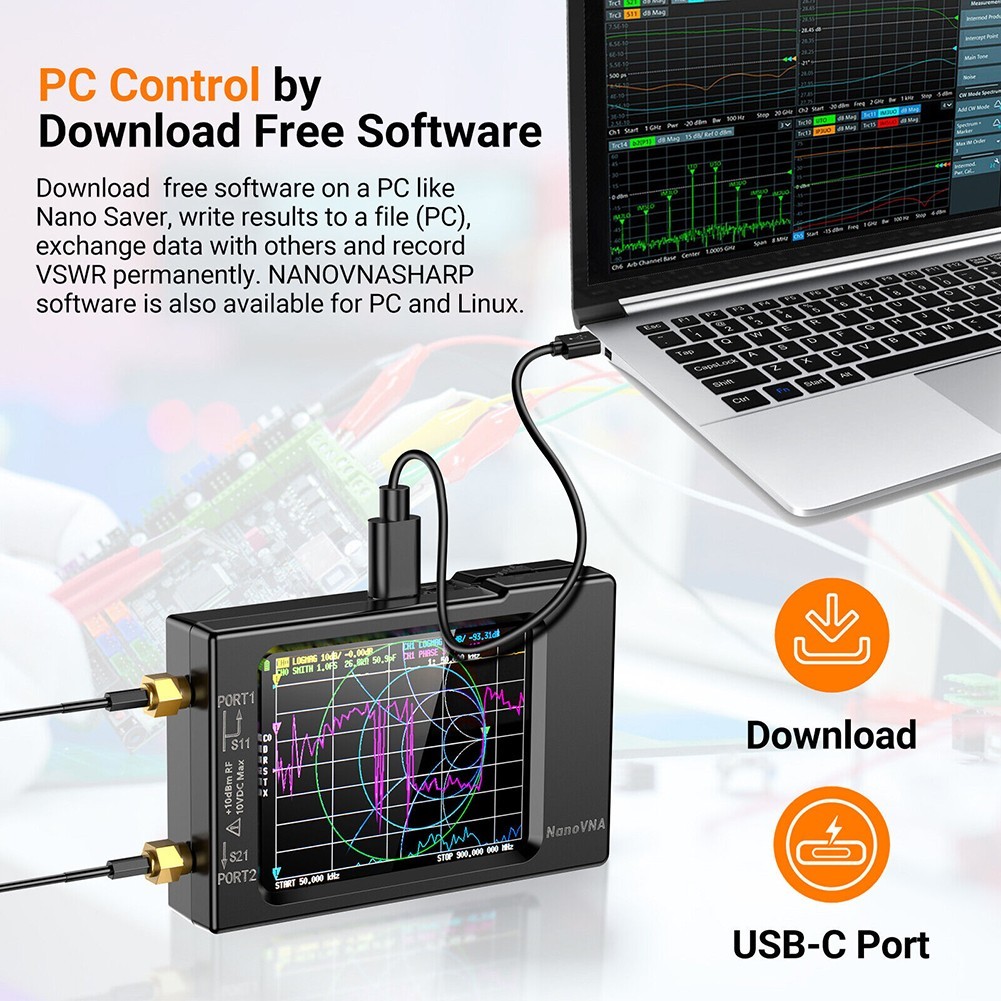 Vector Network Analyzer VHF UHF HF 10KHz-1.5GHz-Analyzer