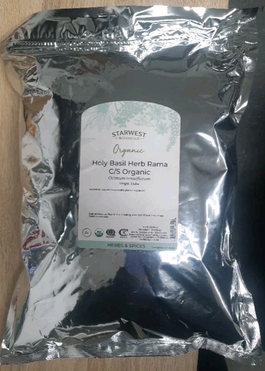 Starwest Botanicals Holy Basil Herb Rama C/s ORGANIC 1 Lb From India FREE SHIPG
