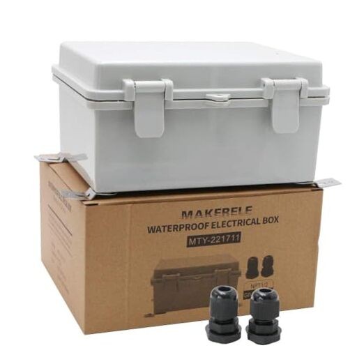 Small Junction Box Outdoor Electrical Watertight Plastic 8.6"*6.7"*4.3"