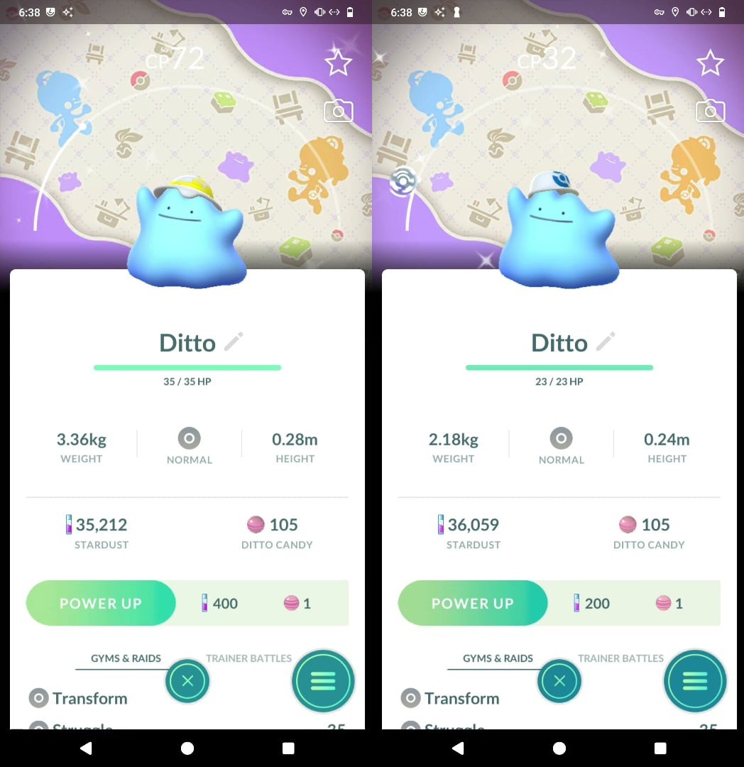 Shiny Ditto Special Background PTCs 0r Trade Read description
