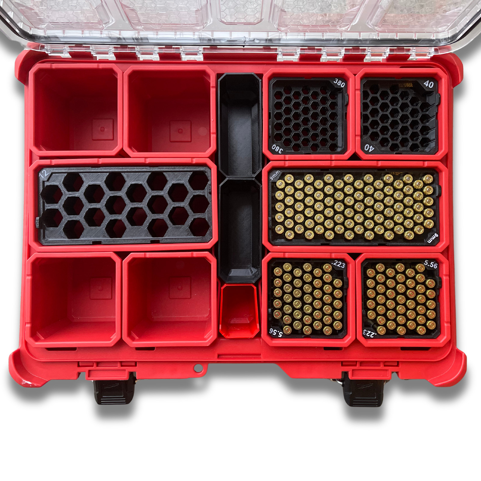 XACT Fit LONG Ammo Insert for Milwaukee PACKOUT DEEP Organizers
