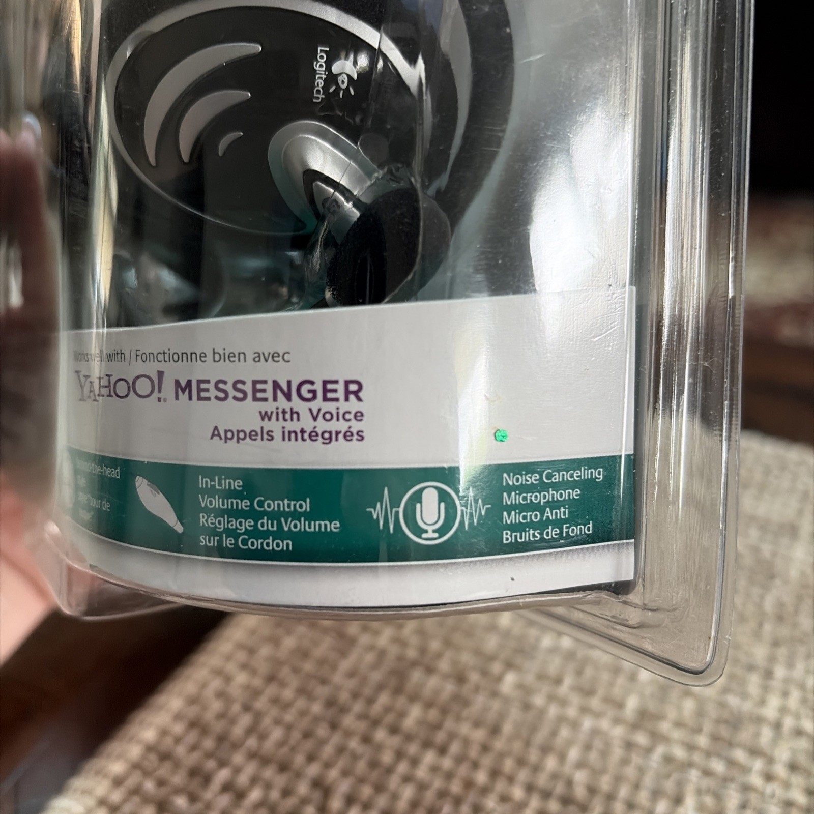 Logitech Internet Chat Headset Behind the Head Multicolored Computer New Sealed