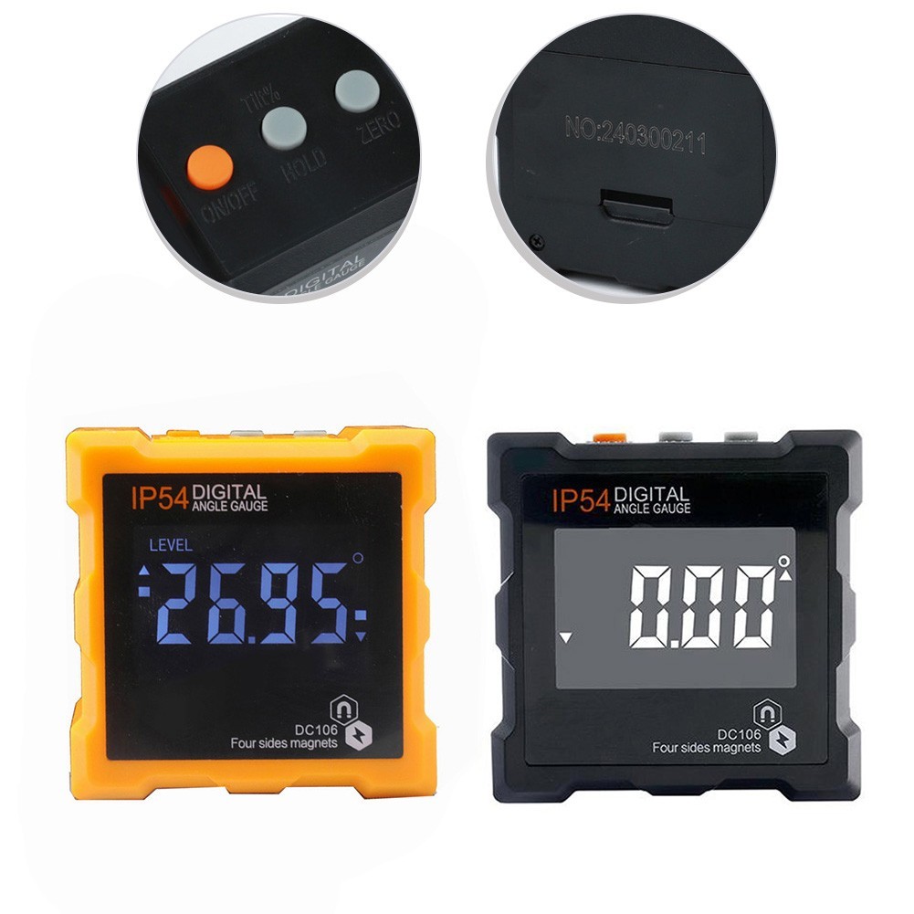 High Precision Digital Inclinometer with IP54 and Easy Operation LCD Screen