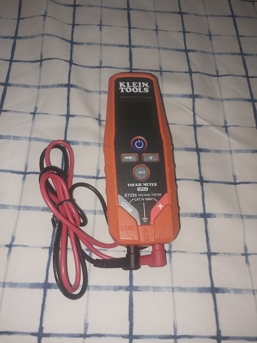 Klein Tools ET250 AC/DC Voltage/Cont Tester (open but never used