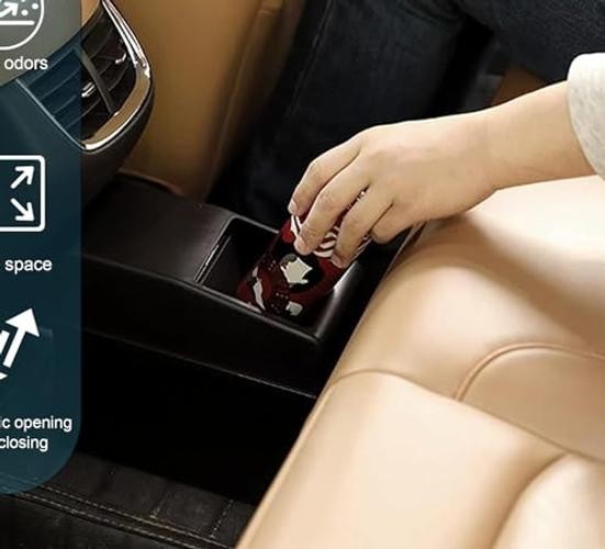 Car Trash Can, Push-Button Storage Box, Trash Can with Adjustable Bottom Clip,