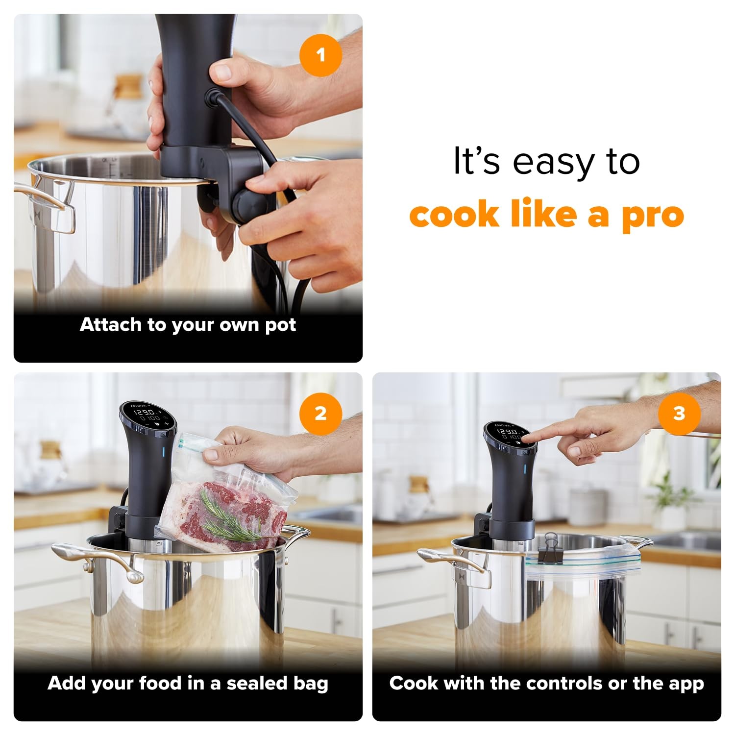 Anova Culinary Sous Vide Precision Cooker 3.0 WiFi 1100W