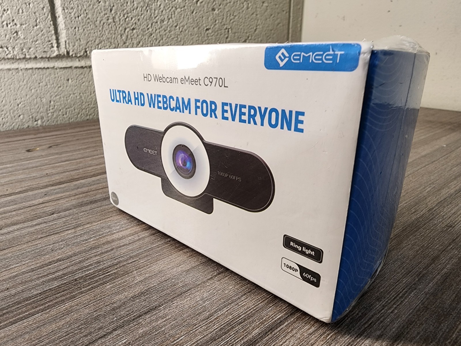 EMEET C970L Streaming Camera1 080P 60FPS Webcam with Microphone Light