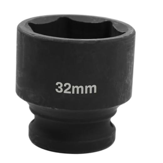 1/2" Drive 32mm Deep Impact Socket, 6 Point Chrome Molybdenum Steel (CR-MO)