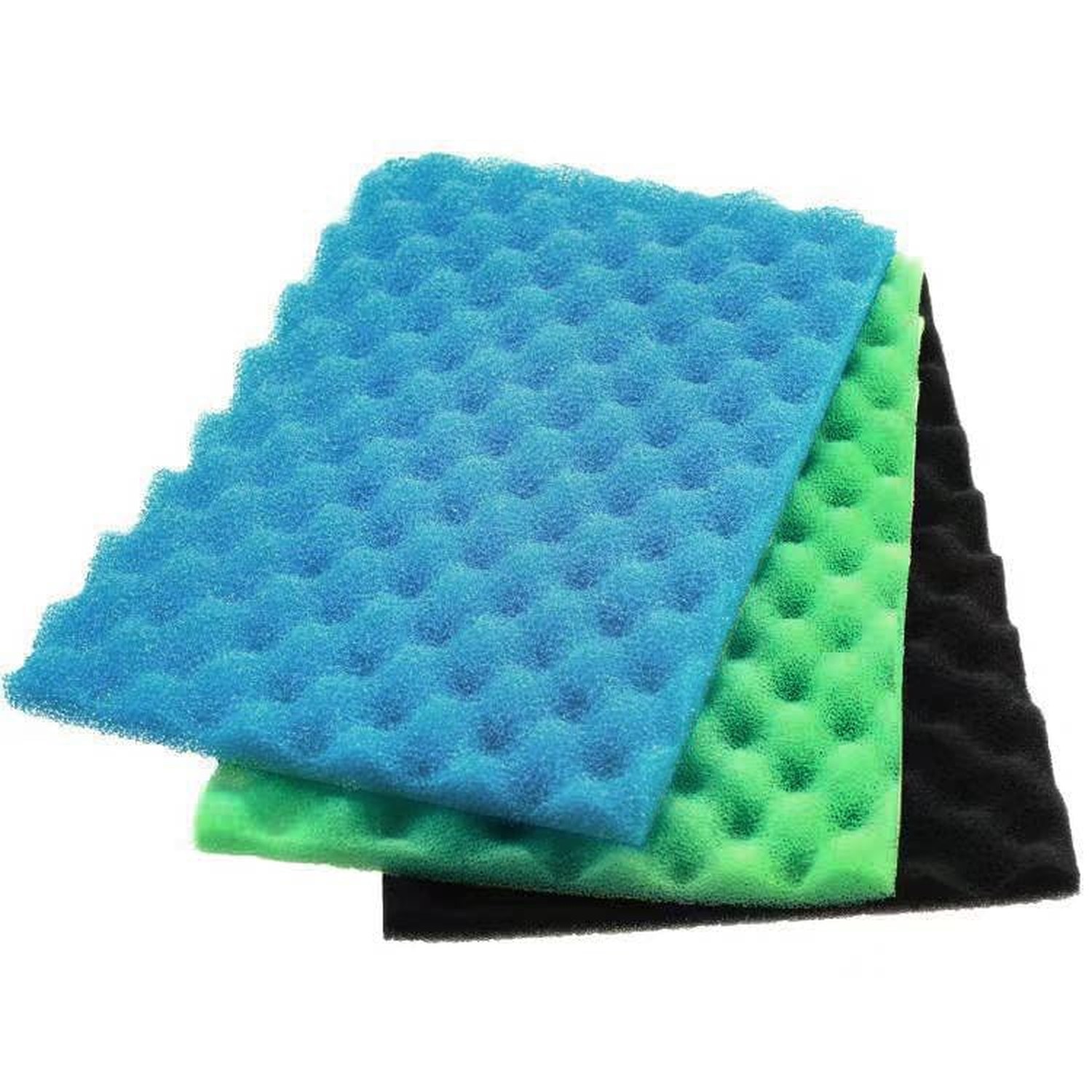 AQUANEAT Aquarium Bio Sponge Foam Filter Media Pad Cut-to-fit for Fish Tank S...