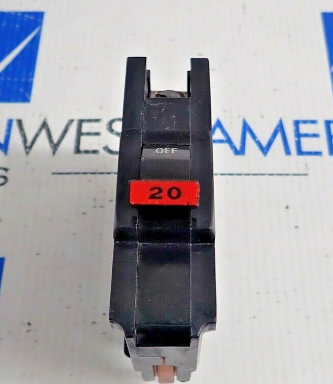 NA120 FPE NA 1 pole 20 amp 120 volt Plug in Stab Lok Federal Pacific LOT OF 2
