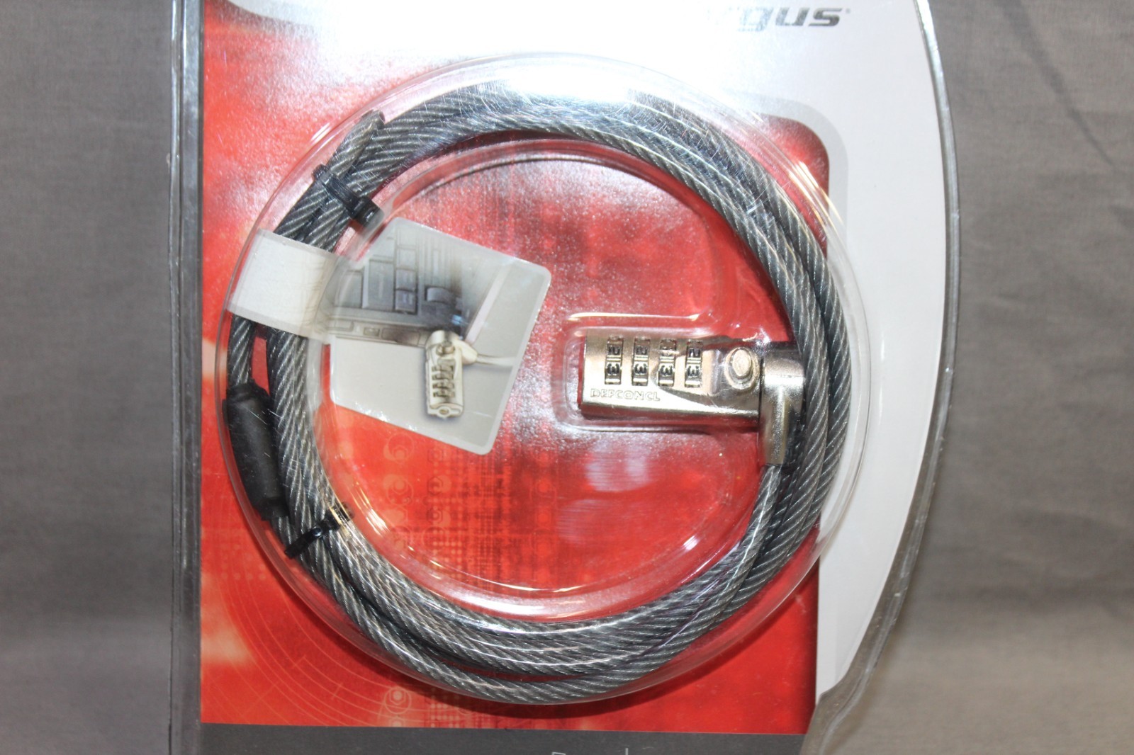 Targus ~ Laptop Security Defcon CL Combo Cable Lock ~ PA410U ~ NEW
