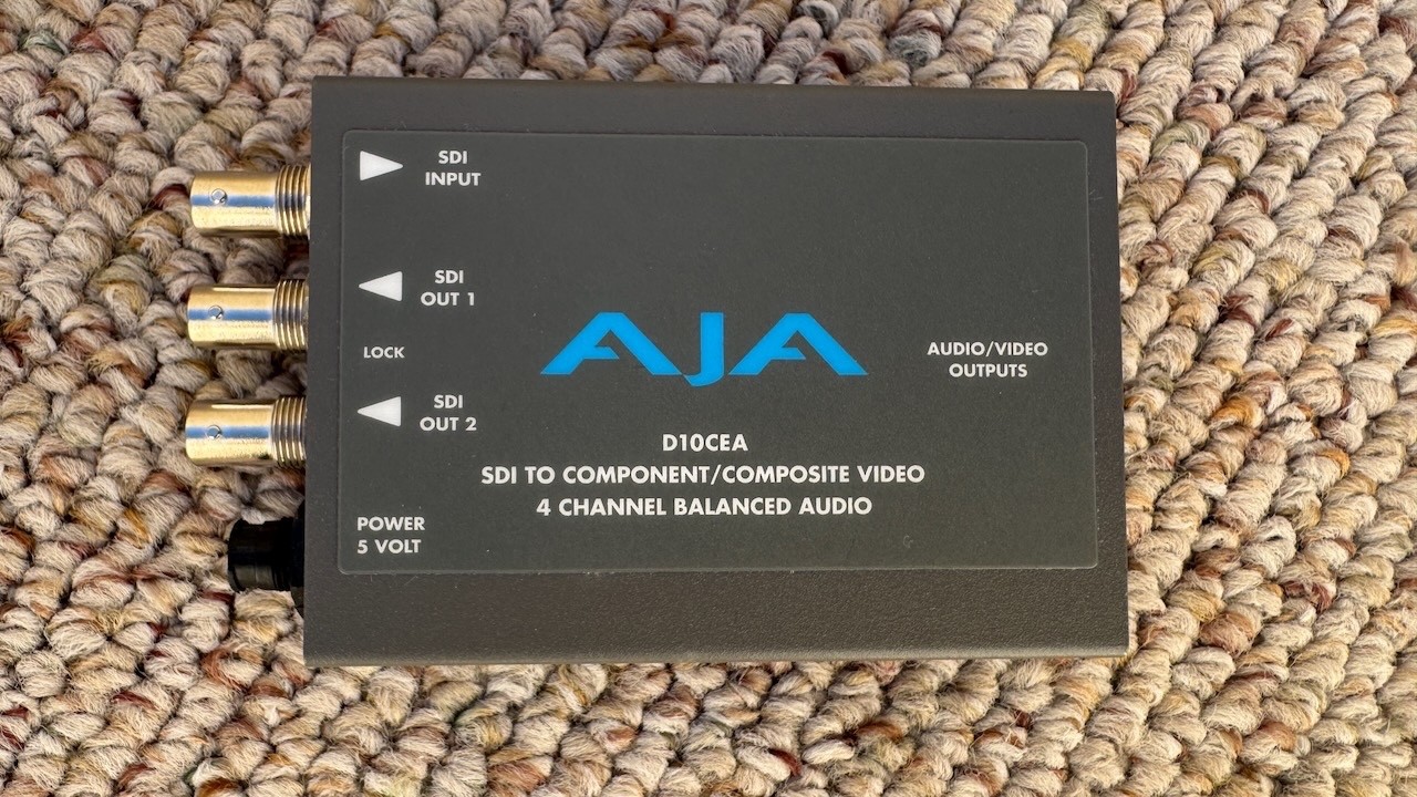 AJA D10CEA - SDI to Component/Composite Video 4 Chan Balanced Audio w/ BO Cable