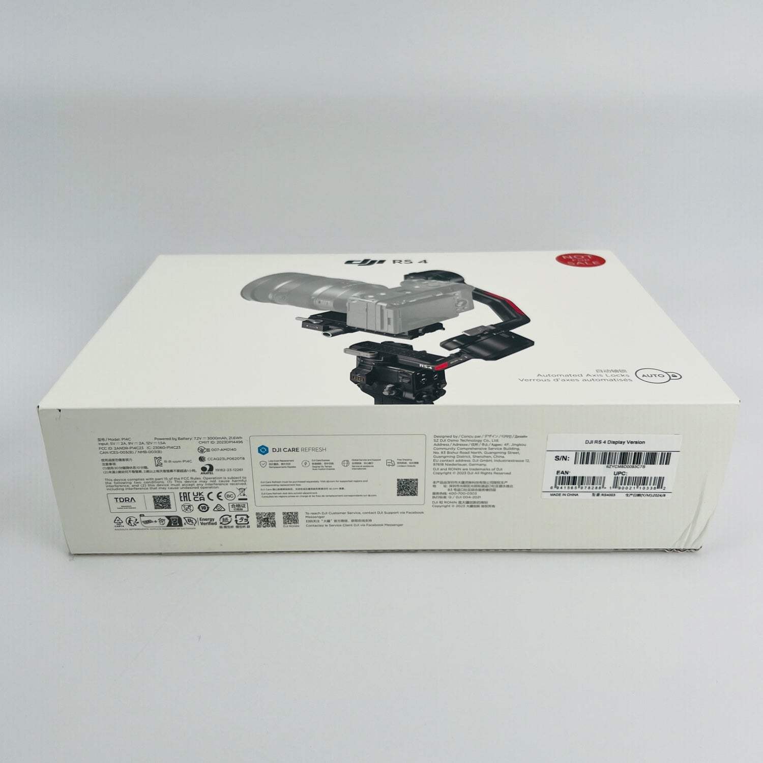 DJI RS 4 3-Axis Camera Stabilizer P14C