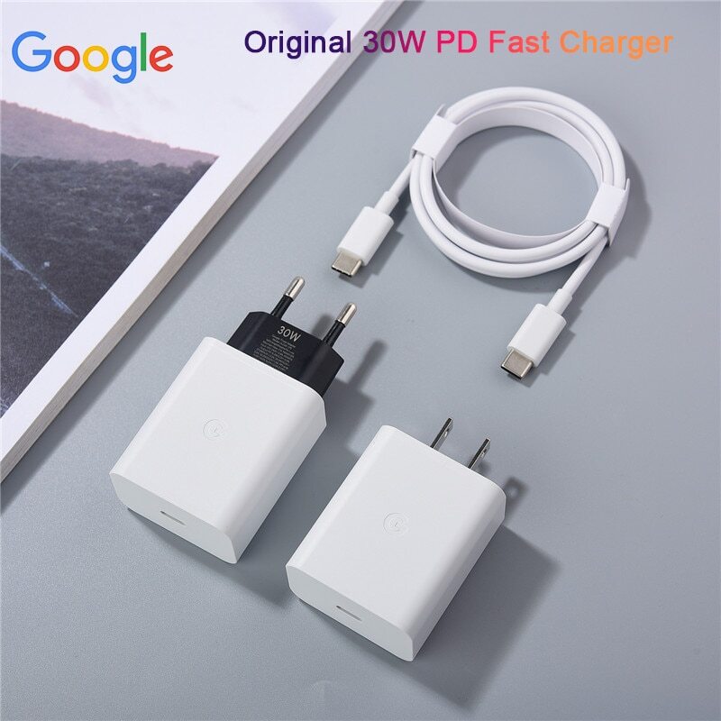 Google 30W PD Type-C Fast Charger Adapter Cable For Google Pixel 10 9 8 7 Pro XL
