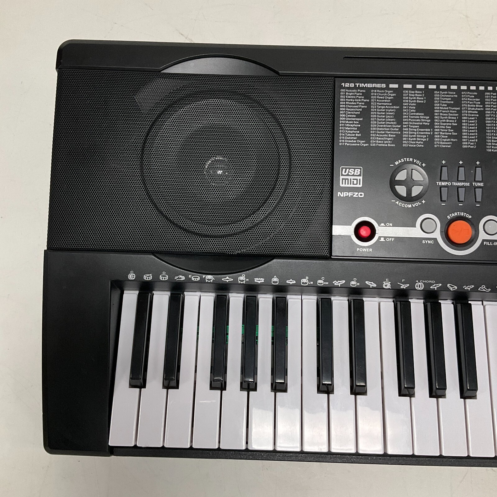 AVGO NPFZO 61 Keys Portable Electronic Keyboard Tested Working
