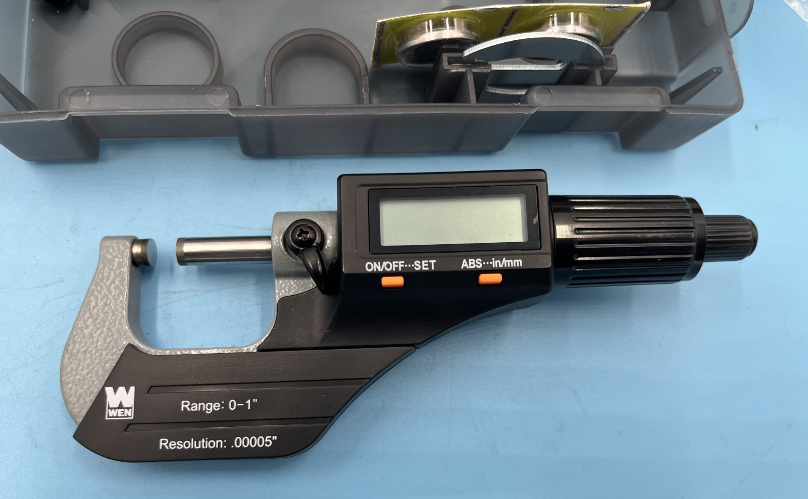 WEN 10725 Standard and Metric Digital Micrometer Metalworking-Machining-Mechanic