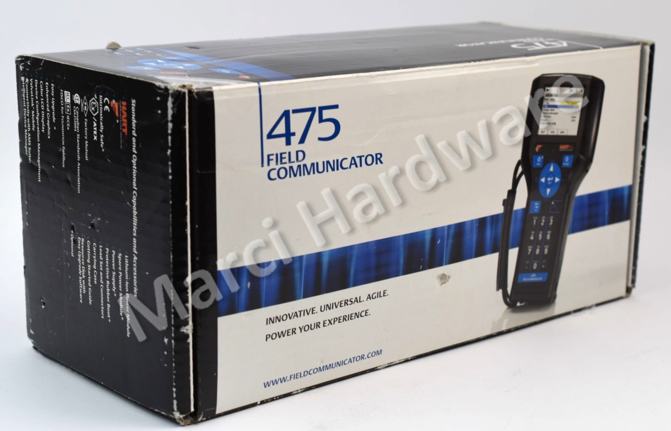 New Emerson HART 475 Field Communicator Silver Edition
