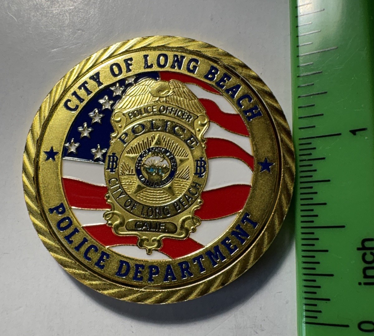 Long Beach Police Challenge Coin