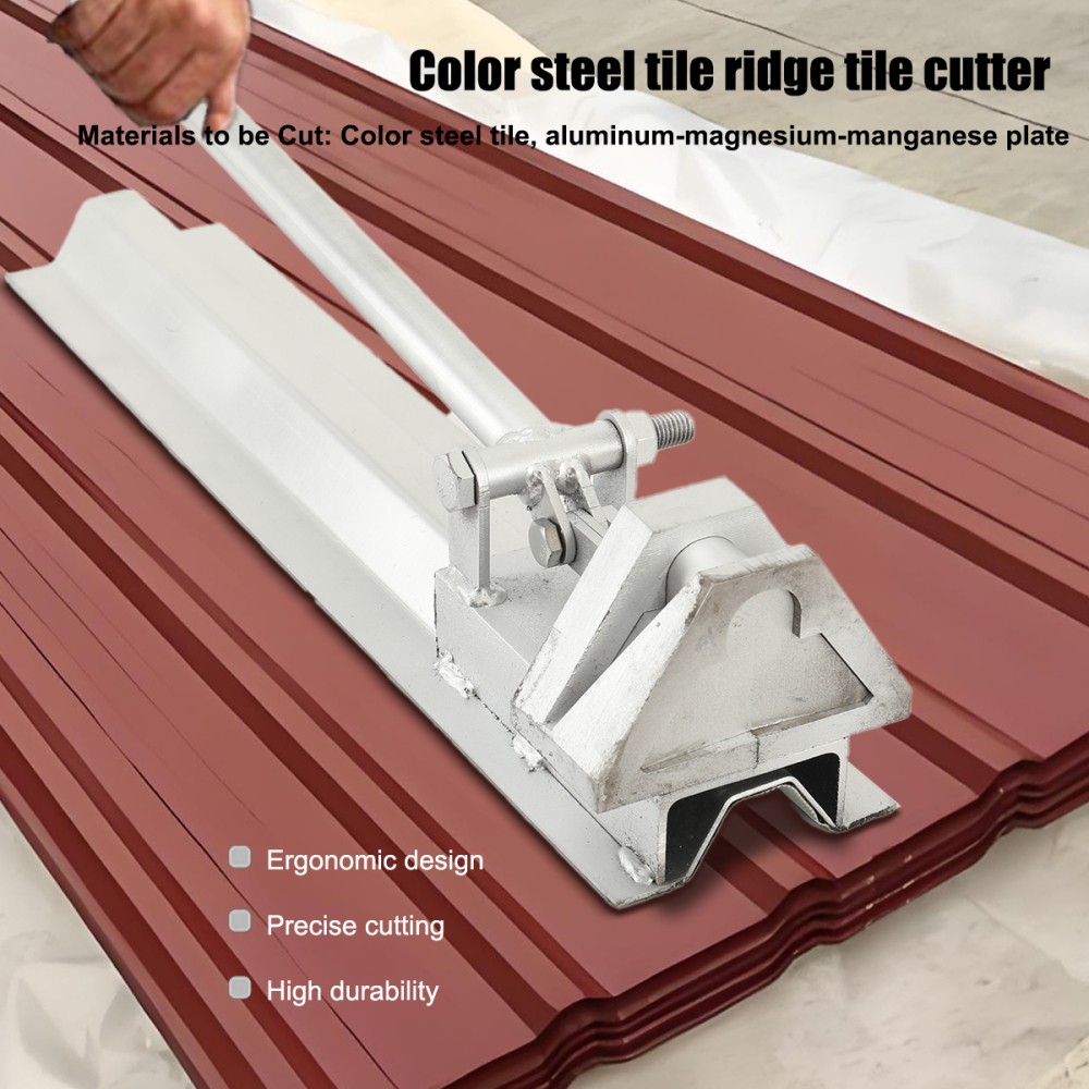 Manual Color Steel Tile Ridge Tile Angle Cutter Ridge Cover Roof Panel Cutter US