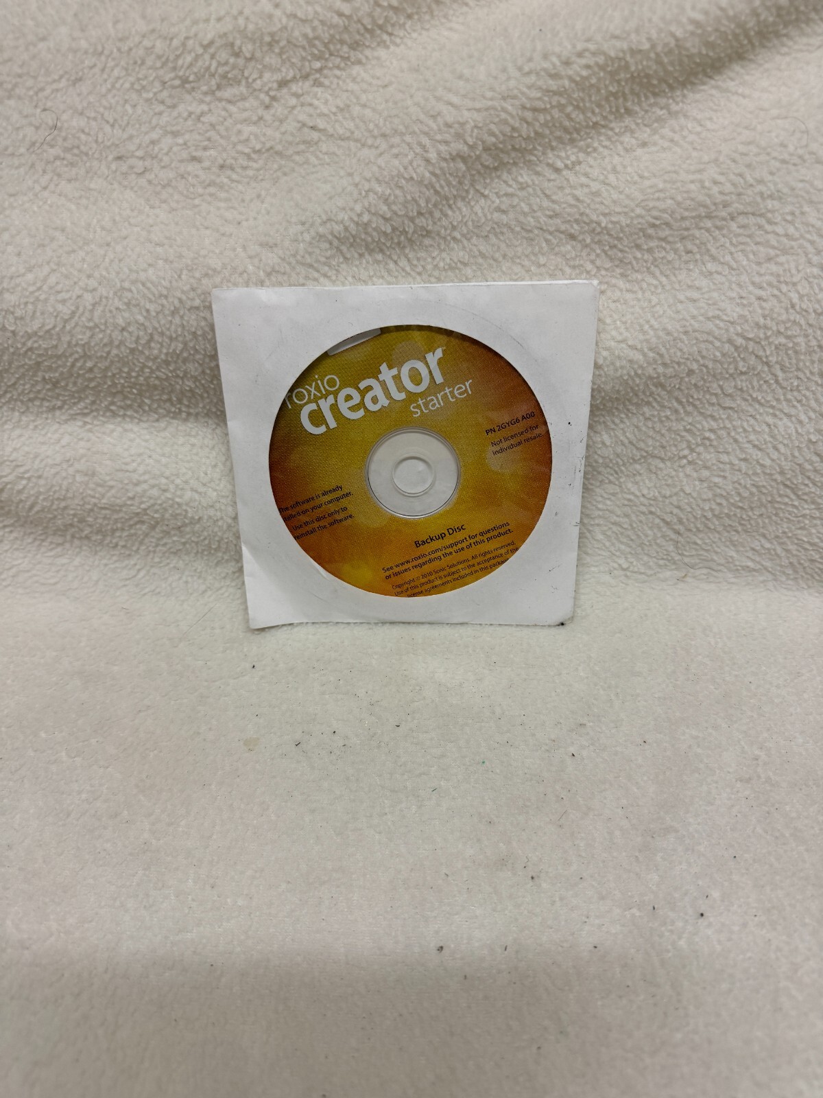 New Genuine Roxio Creator Starter  P/N 2GYG6  0GYD9F